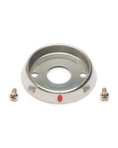 Stainless Steel Side Burner Control Knob Bezel #G432-006D-01